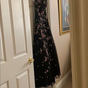 Vintage Designer Ball Gown w/ Matching Tulle Wrap
